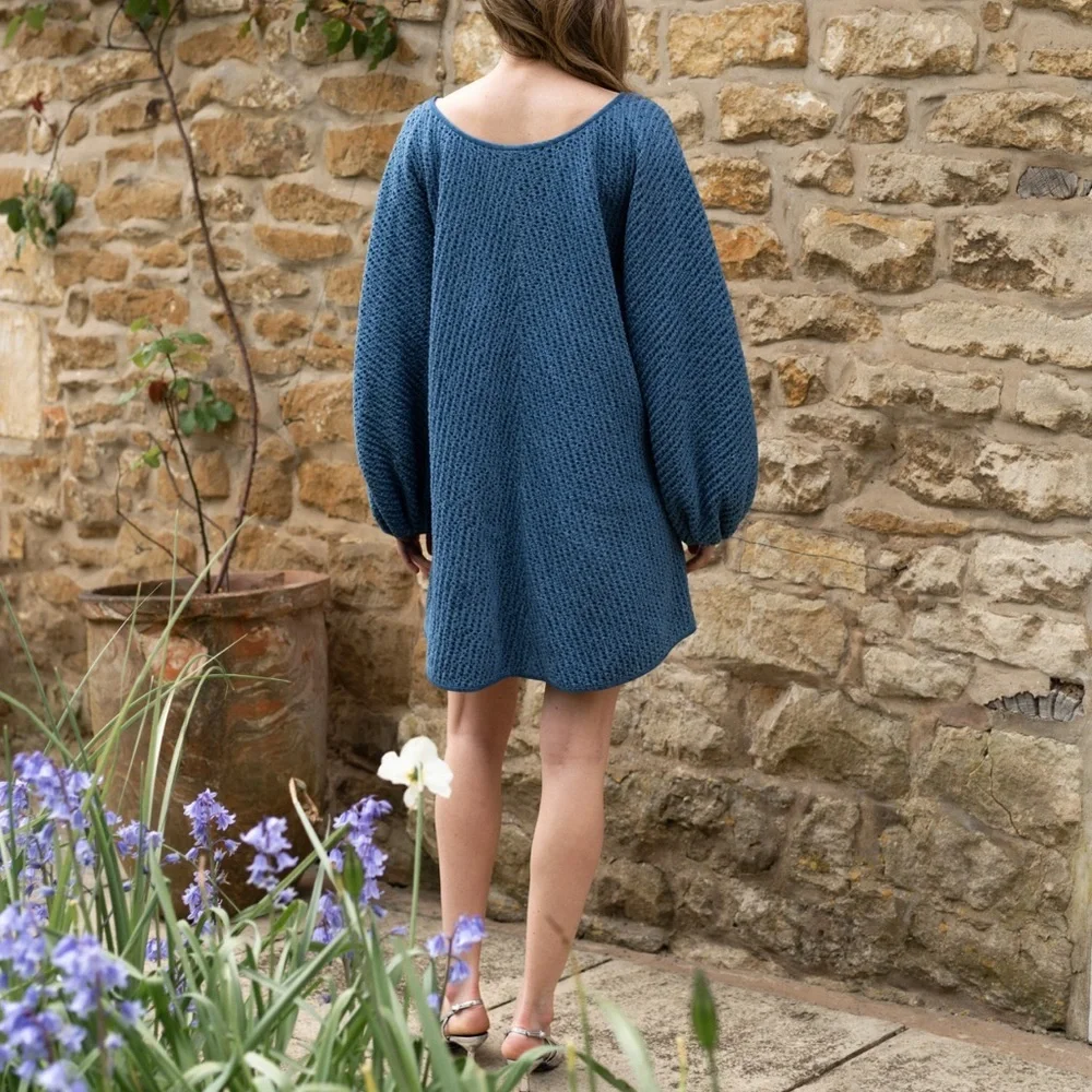 Arianne Elmy Denim Good‎ Luck Dress Sz XS